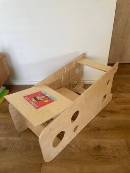 Rostoucí učící věž 3v1 Bublina Max 90 cm ELIS Design - 3