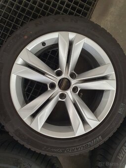 Originální zimní AL kola Seat 5x112 r17 pneu 225/50 r17 - 3