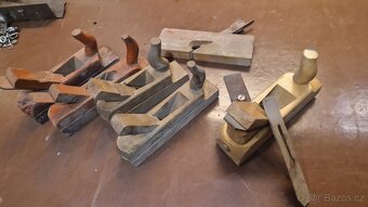 Prodám staré hoblíky truhlářské - 3