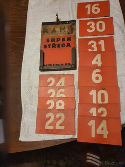 Starý kalendář Rako - 3