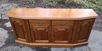 Masivní rustikální dlouhá komoda - 3