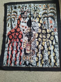 Textilní obrazy z Nigerie - 3
