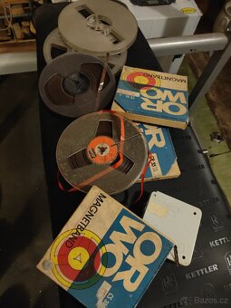 Magnetofon Tesla B 113 + Unitra A40 + pásky - 3