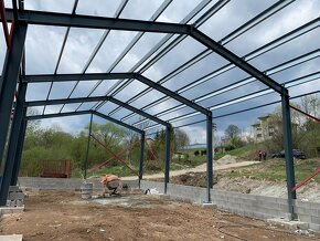 OCELOVÁ KONSTRUKCE HALY - MONTOVANÁ HALA 10x24x6m - 3