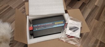Měnič napětí 24V-5000W čistá sínusovkaDovoz zdarma - 3