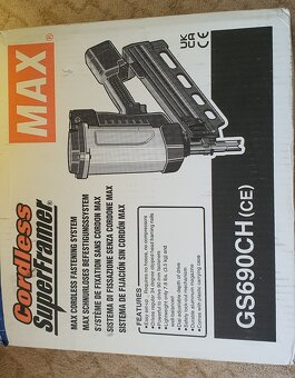 Plynová hřebíkovačka MAX GS690CH - 3