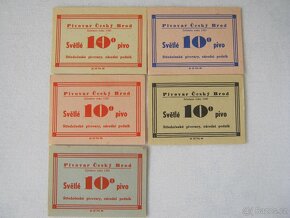 20x pivní etikety Český Brod rok 1966 - 3