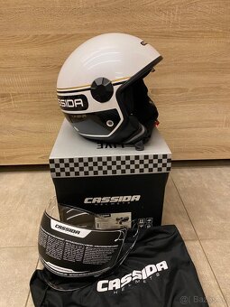 Otevřená helma na motorku Cassida Handy Plus Linear, vel. XL - 3