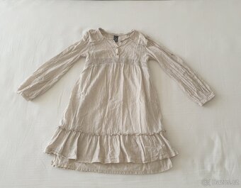 Šaty s nastavitelnými rukávy vel 128 - 3