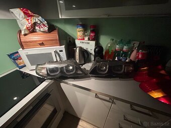 PŘEDNÍ SVĚTLA ANGEL EYES sonar  3D bmw e46 face - 3