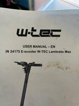 W -TEC Lambreto max elektrokoloběžka - 3