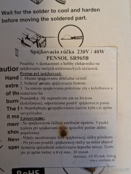 Spájkovačka 230V 40W - 3