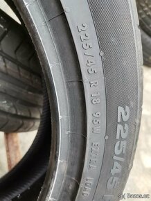 225/45/18 letni pneu CONTINENTAL a PIRELLI 225 45 18 - 3
