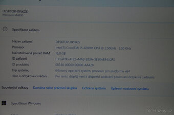 Dell Precision M4800 i5/16GB/SSD 256GB/záruka - 3