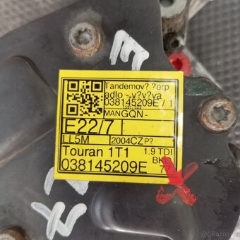 Tandemove cerpadlo VW Touran 1.9 tdi - 3