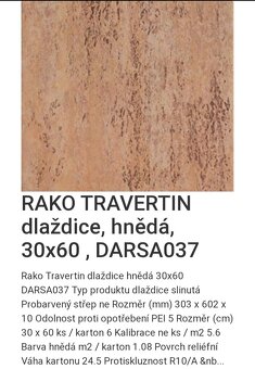 4 m2 dlažby Rako 30x60 - 3