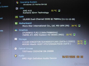 MSI GX 60 herní notebook - 3