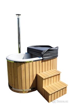 Koupací sud oválný  (ThermoWood - full set) - 3