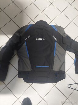 Pánská textilní moto bunda MBW LUCAS Blue.  Vel. 58 - 3