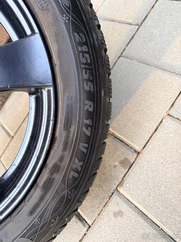 Sada 4× alu kola DEZENT + zimní pneumatiky Point S Wintersta - 3