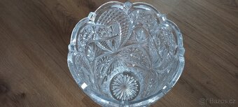 Broušené sklo vázy sada - 3