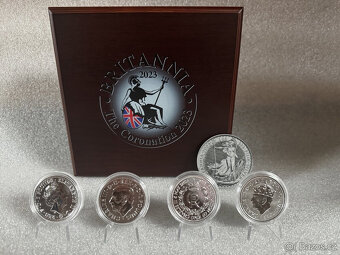 Luxusní etue Britannia 2023 pro 1oz mince s potiskem - 3