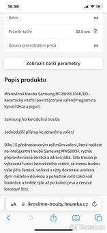 Mirkovlnná trouba/ horkovzdušná trouba SAMSUNG - 3