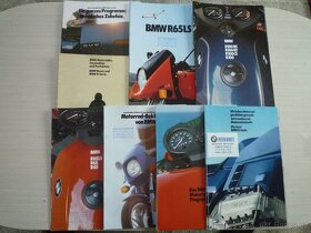 Prospekty motocyklů BMW, Yamaha, Honda, Suzuki, Kawasaki. - 3