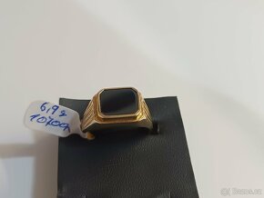 7.Zlatý pánský prsten 14kt. NOVÝ/NENOŠENÝ - 3