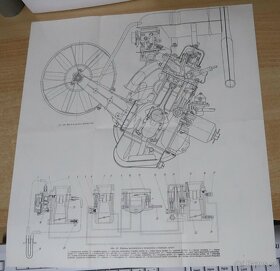 ŠKODA 100 , ŠKODA 110L, 110R - řez vozu, motor, 35x3 - 3