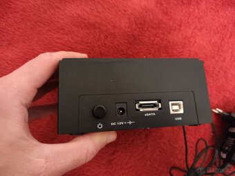 Dokovací stanice dvojitá pro disk 2.5-3.5 SATA - USB2.0 - eS - 3
