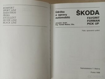 Kniha údržba a opravy automobilů Škoda Favorit - 3