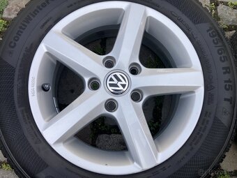 Zimní VW GOLF 7 / OCTAVIA 3 15" 5x112 CONTINENTAL 195/65R15 - 3