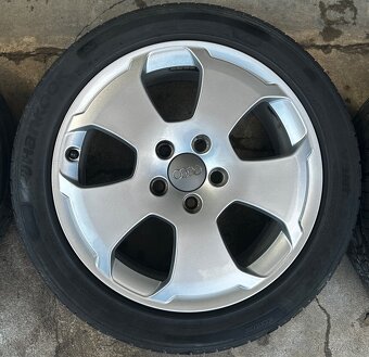 5x112 R17 7,5J ET54 Audi A3 + 225/45 R17 letné - 3
