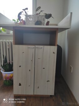 Skříňka s přebalovacím pultem, ZDARMA vanička - 3