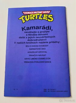 Starý komiks Želvy Ninja Krycí jméno Chameleon - 3