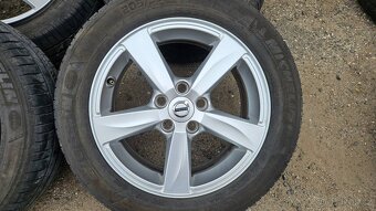 Alu kola Volvo 5x108 16" + Michelin pneu – 80 % - 3