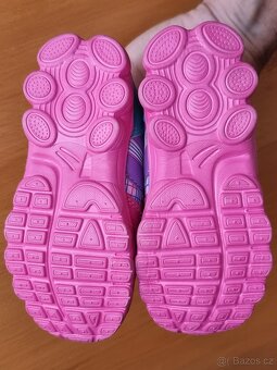 Dětské botasky tenisky botičky boty dívčí růžové - 3