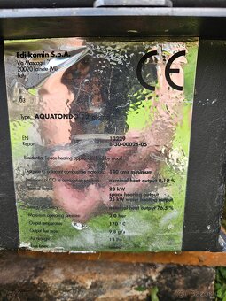 Krbová vložka s vodním výměníkem. - 3