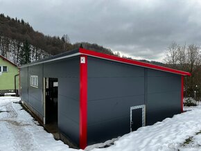 OCELOVÁ KONSTRUKCE HALY - MONTOVANÁ HALA 8x18x5m - 3
