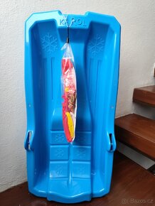 Boby na sníh. Modré. Nové. - 3