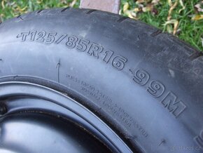 Úzké dojezdové kolo - rezerva 5x108 pro Ford, Volvo, Jaguar - 3