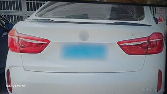 BMW X6 F16 zadní spoiler černý lesk - 3