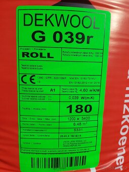 Izolační vata 16,18,20cm. - 3