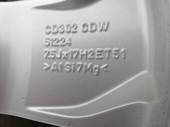 alu Škoda Octavia III RS zimní Bridgestone 225/45/17 - 3