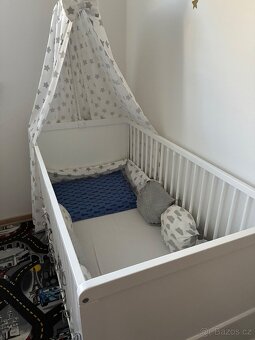 Dětská postýlka s nebesy - 3