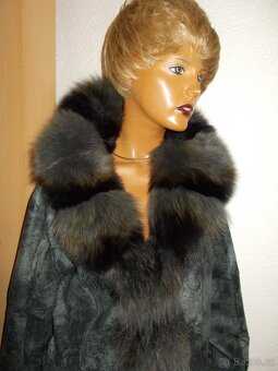 OJEDINĚLÝ KOŽENÝ 3/4 KABAT Vel.44/XL TOP STAV - 3