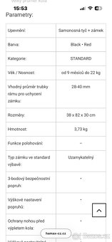 Dětská cyklo sedačka Hamax Smiley - 3