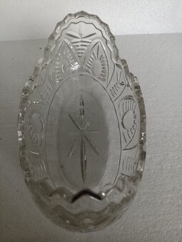 Skleněná mísa - žardiniéra - 3