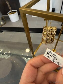 Zlaté náušnice (585/1000), 13,96g - 3